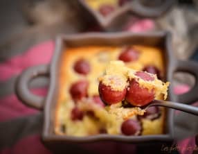 Clafoutis cerises coco minute