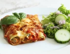 Cannelloni au bruccio et à la menthe