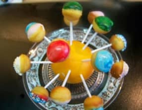 Cake pops coeur coulant miel et citron