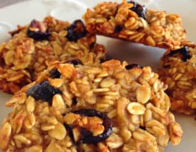 Les cookies à la banane et aux cranberries