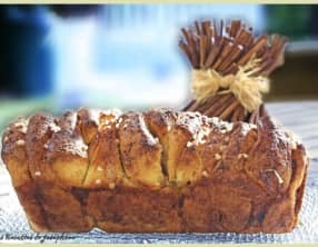 Brioche à éffeuiller au sucre et à la cannelle