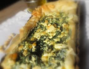 Tarte d'épinard et feta