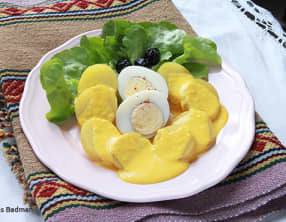 Pommes de terre à la huancaina