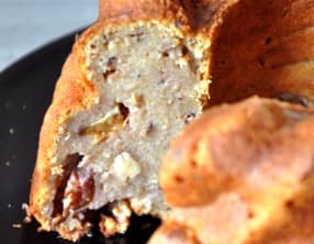 Pudding aux figues et noix