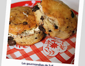 Scones aux pépites de chocolat