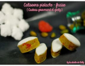 Calissons pistache et fraise