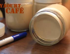 Yaourts maison au café