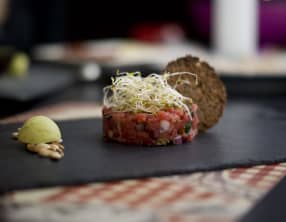 Tartare de bœuf version provence