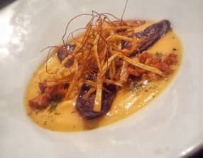 Crème de pommes-de-terre au chorizo