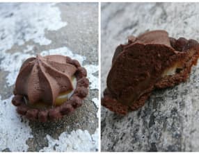 Tartelettes chocolat-cacahuètes-caramel