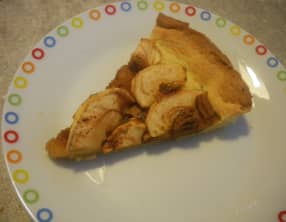 Tarte aux pommes caramélisées et speculoos