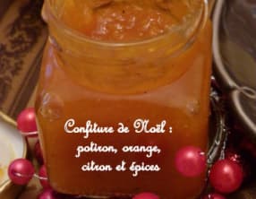 Confiture potiron, orange et touche de citron