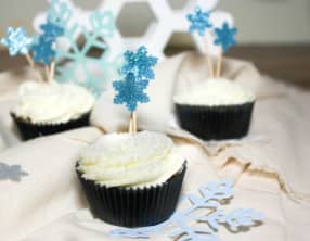 Cupcakes chocolat noir et noix de coco