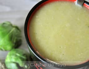 Soupe aux choux de Bruxelles