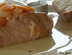 Saumon en marinade de vin blanc