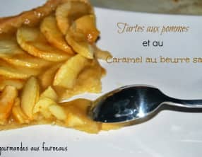 Tarte aux pommes et au caramel au beurre salé
