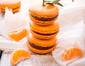 Macarons Chocolat Clementine