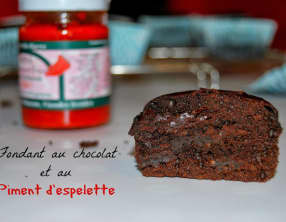 Fondant au chocolat et au piment d'espelette