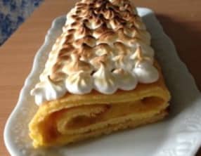 Bûche au citron meringuée