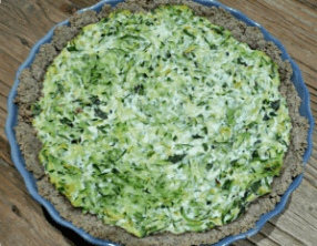 Tarte courgette tofu