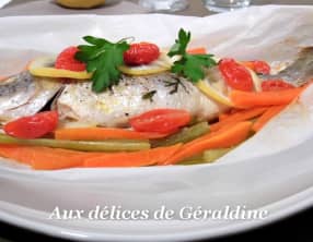 Dorade royale en papillote