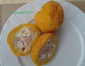 Arancine au jambon et provola