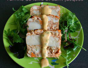 Terrine de lotte et Saint-Jacques