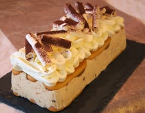 La bûche façon Mont blanc