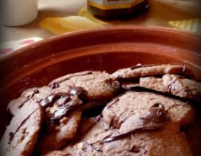 Cookies noisettes,Nocciolatta, citron et praliné