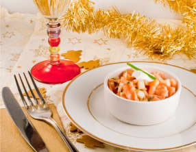 Fraîcheur de saumon aux pommes granny