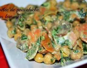 Poêlée de Pois chiche aux légumes