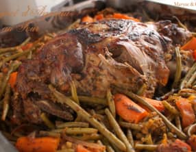 Gigot d’Agneau Mariné au Yaourt