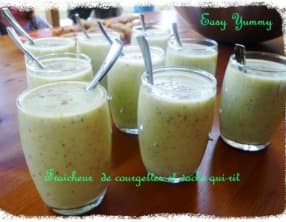 Fraicheur de courgettes à la vache-qui-rit