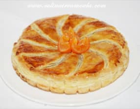 Galette des rois au lemon curd et clémentines confites