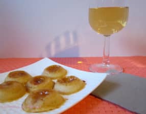 Bouchées foie gras-chutney d'abricots