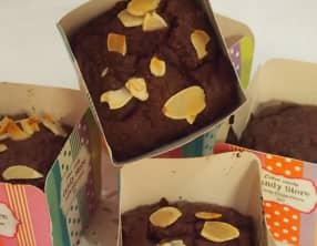 Petits gâteaux au chocolat au fromage blanc 0%