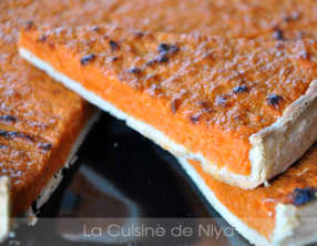 Tarte au potiron et chèvre