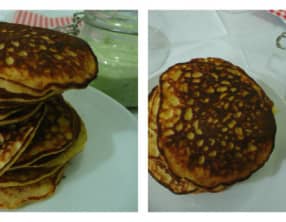 Blinis au fromage de chèvre et flocons de quinoa
