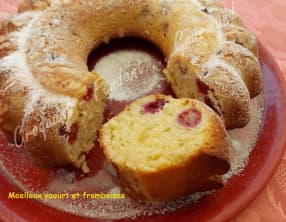 Moelleux Yaourt et framboises
