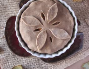 Tourte au potiron et aux marrons