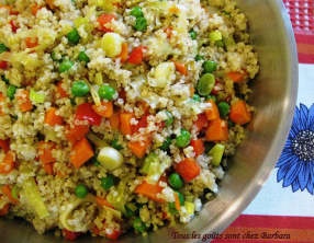 Quinoa aux petits légumes