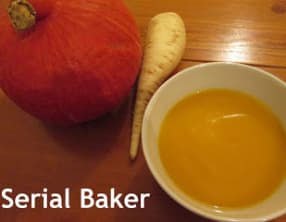 Soupe au potimarron et persil tubéreux