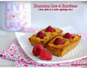 Financiers Coco et Framboise