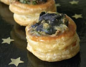 Bouchées feuilletées aux escargots