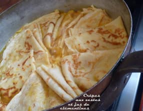crêpes flambées mandarine impériale