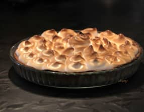 Tarte noix de coco meringuée