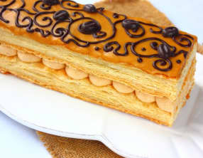 Mille-feuille au café