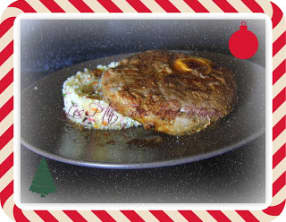 Agneau au miel et coucous aux fleurs