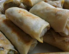 Rouleau de printemps végétarien au four