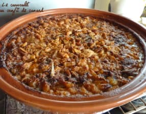Cassoulet au confit de canard et foie gras
